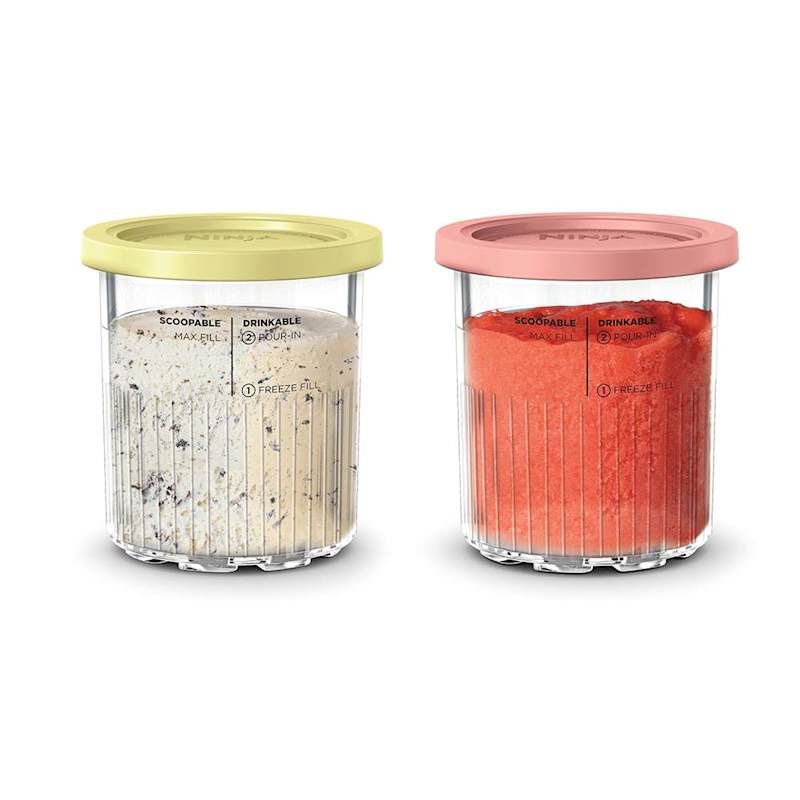 Ninja® CREAMi® XL tubs 2 Pack, Compatible with NC500 Series CREAMi® Ice Cream Makers - Image 4