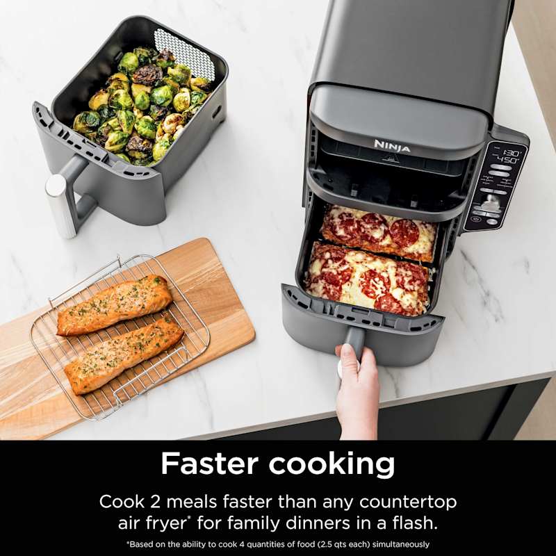 Ninja® DoubleStack™ XL 2 Basket 10 QT Air Fryer - Image 12