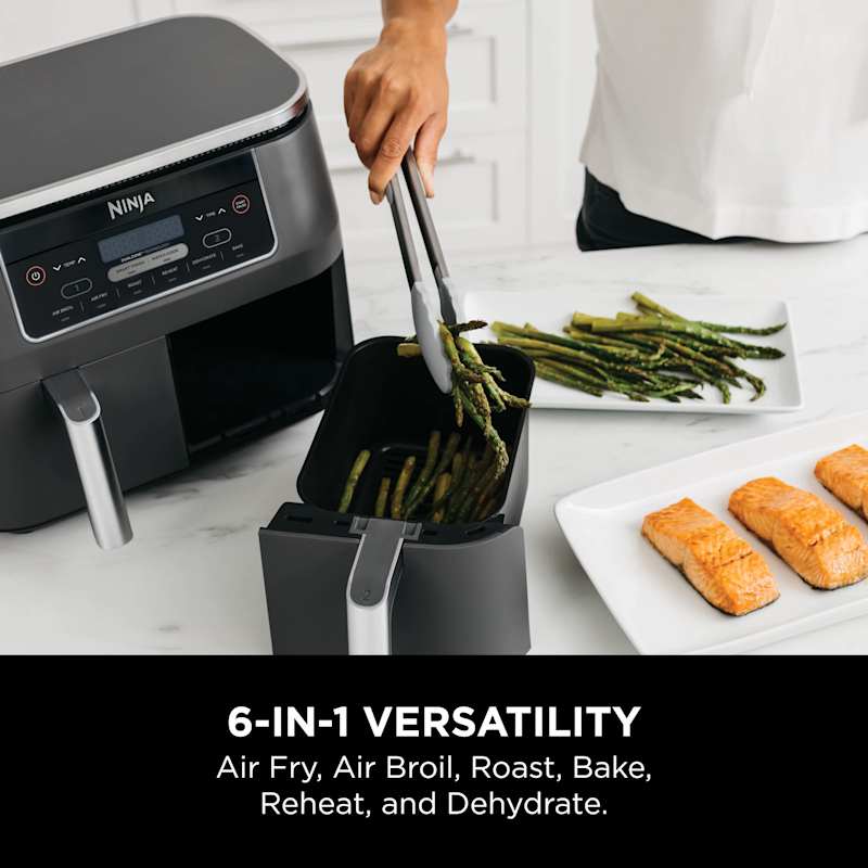 Ninja® Foodi® 6-in-1 8-qt. 2-Basket Air Fryer with DualZone™ Technology - Image 3