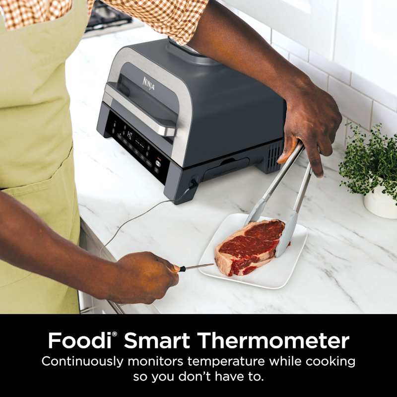 Ninja® Foodi® Smart XL 6-in-1 Indoor Grill & Air Fryer with Built in Thermometer - Image 4