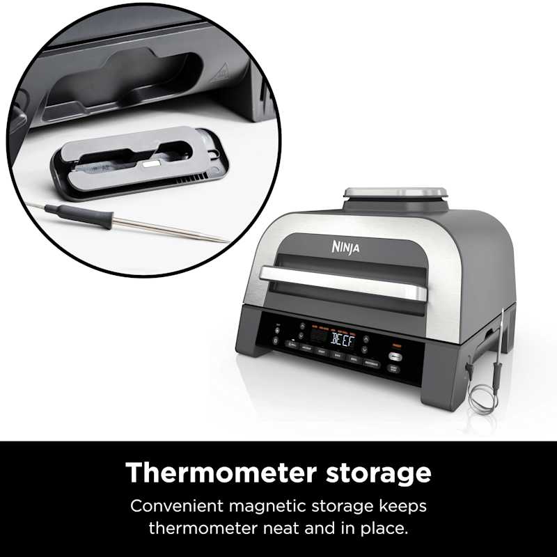 Ninja® Foodi® Smart XL 6-in-1 Indoor Grill & Air Fryer with Built in Thermometer - Image 5