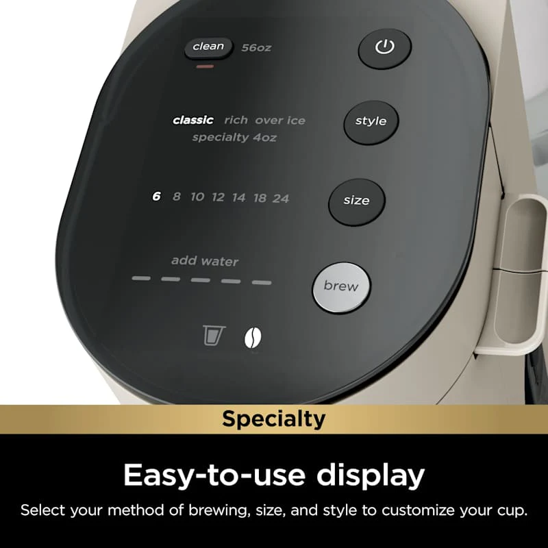 Ninja® Single-Serve Pods & Grounds Specialty Coffee Maker Stone - Image 3