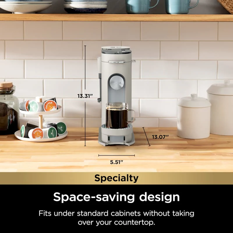 Ninja® Single-Serve Pods & Grounds Specialty Coffee Maker Stone - Image 4