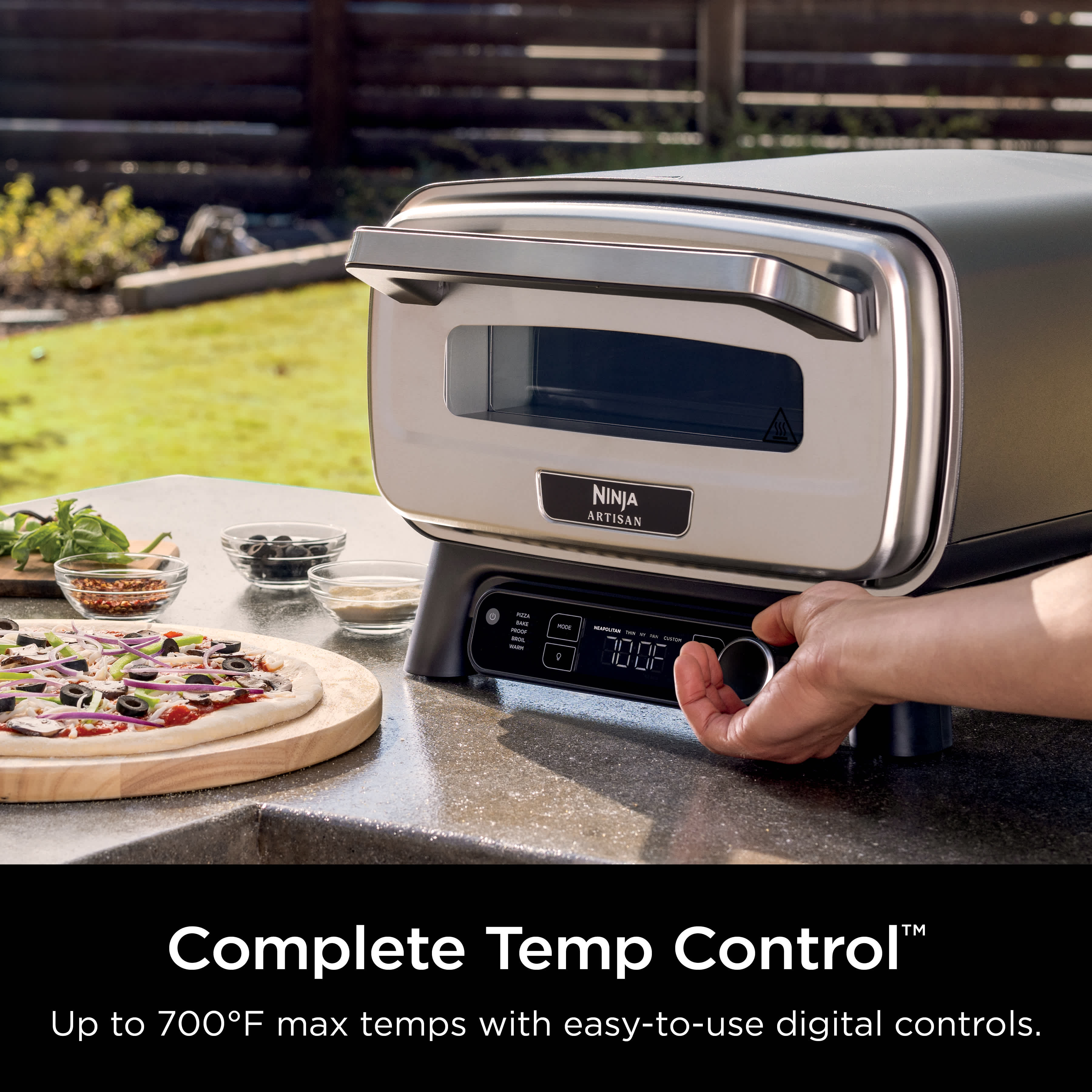 Ninja Artisan™ 5-in-1 Portable Electric Pizza & Outdoor Oven - Image 5
