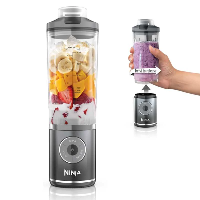 Ninja Blast™ Max Cordless Portable Blender Cool Grey