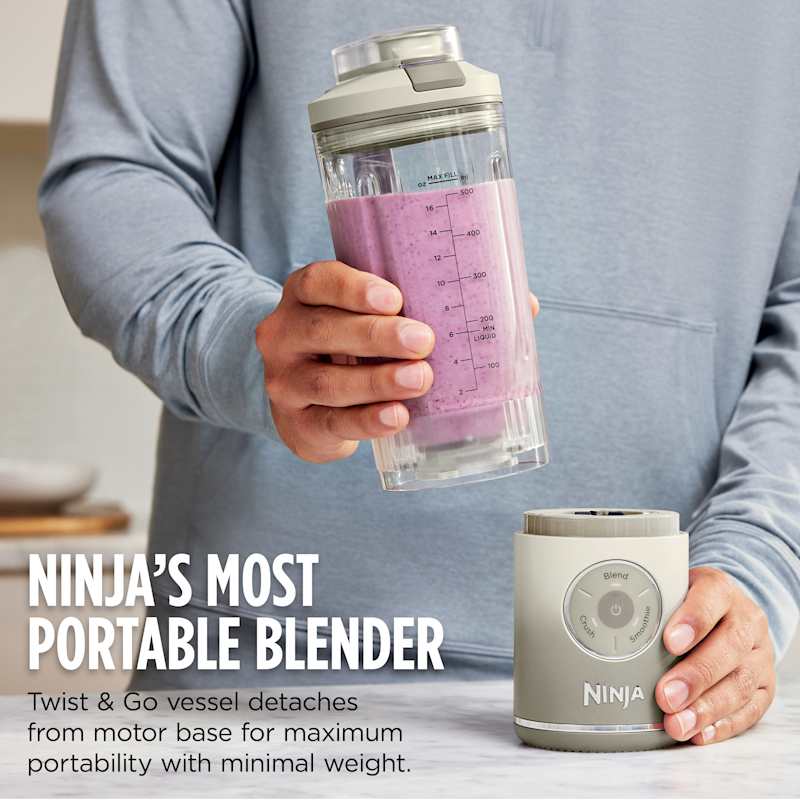 Ninja Blast™ Max Cordless Portable Blender Cool Grey - Image 3