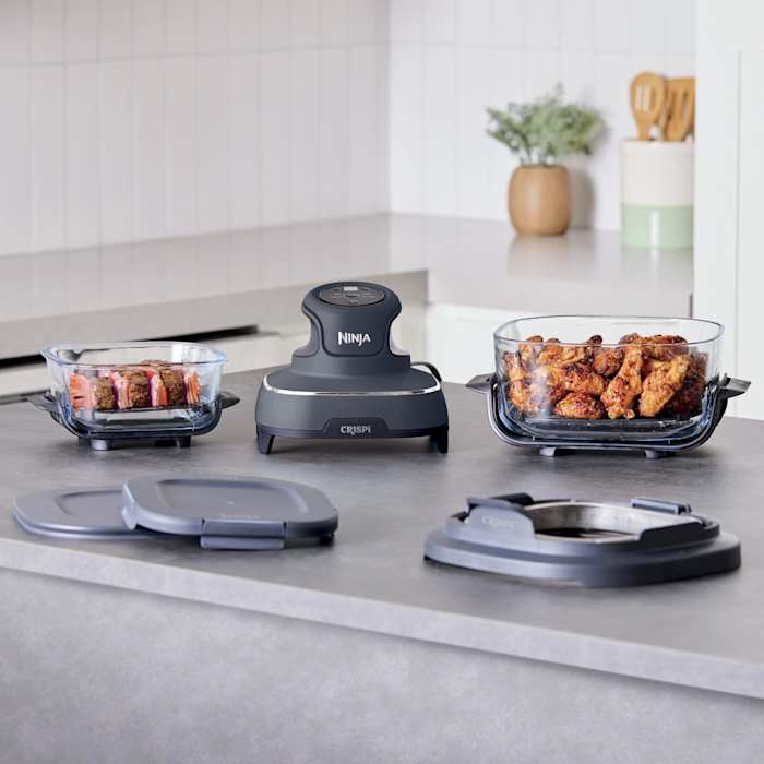 Ninja Crispi® 4-in-1 Portable Glass Air Fryer Cooking System, Sage - Image 4