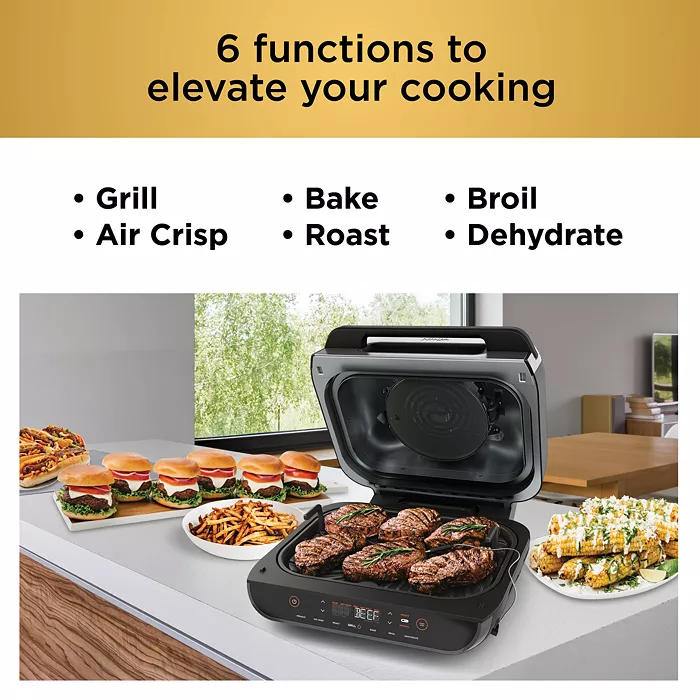 Ninja Foodi Smart XL 6 in 1 Indoor Grill with Air Fryer, Roast, Bake, Dehydrate, Broil, and Smart Cook System - Image 3