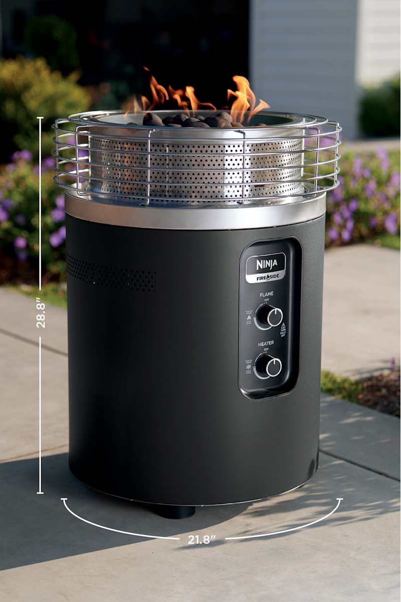 Ninja Fireside360™ Outdoor Heater & Fire Pit Stainless Steel OF101SL - Image 3
