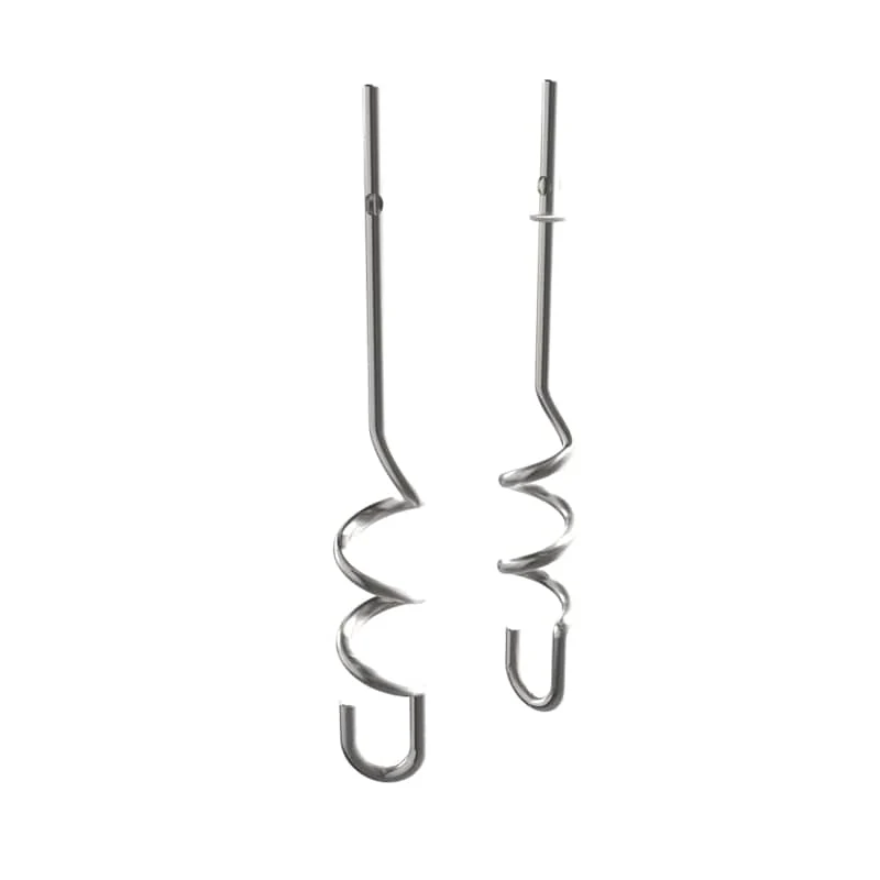 Ninja Foodi Dough Hooks Silver Stainless Steel Kitchen Accessory 2 Pack