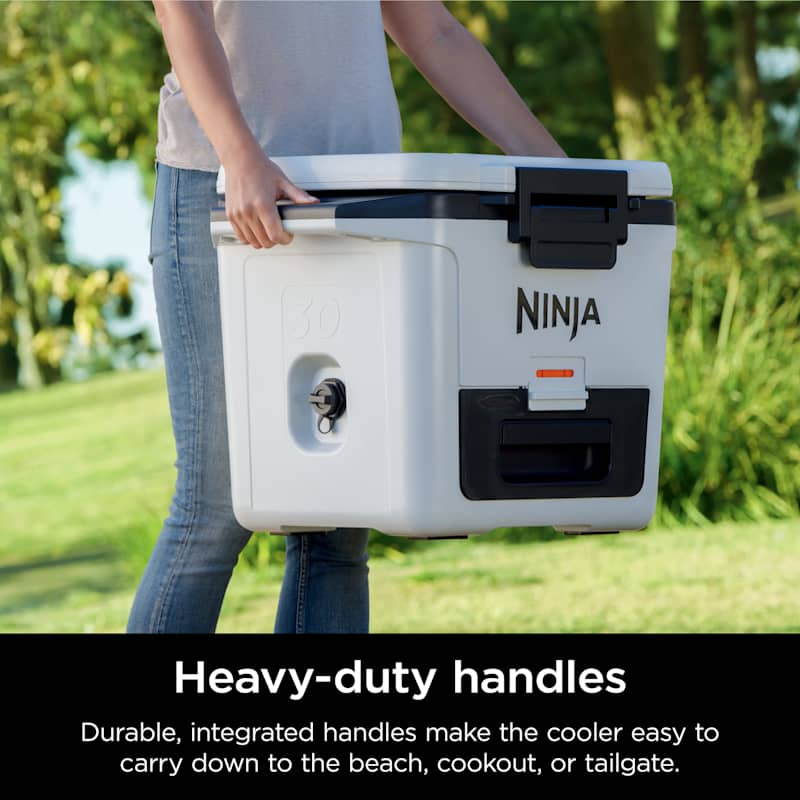 Ninja FrostVault™ 30qt Hard Cooler with Cold Dry Zone, Cloud White - Image 7