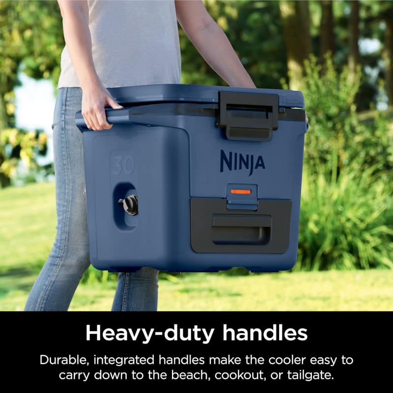 Ninja FrostVault™ 30qt Hard Cooler with Cold Dry Zone, Lakeshore Blue - Image 8