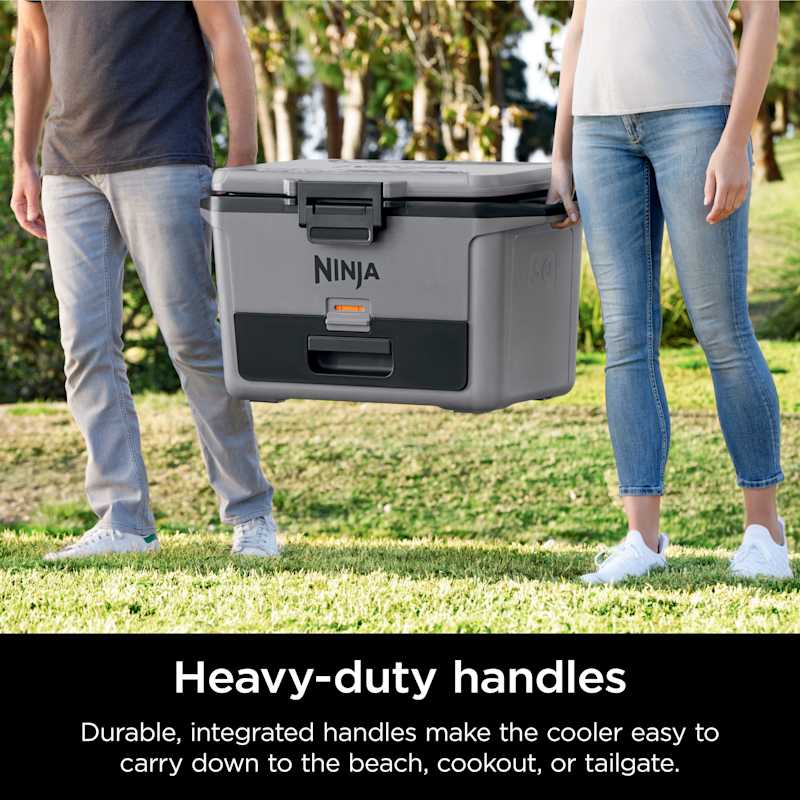 Ninja FrostVault™ 50qt Hard Cooler with Cold Dry Zone, Slate Gray - Image 6