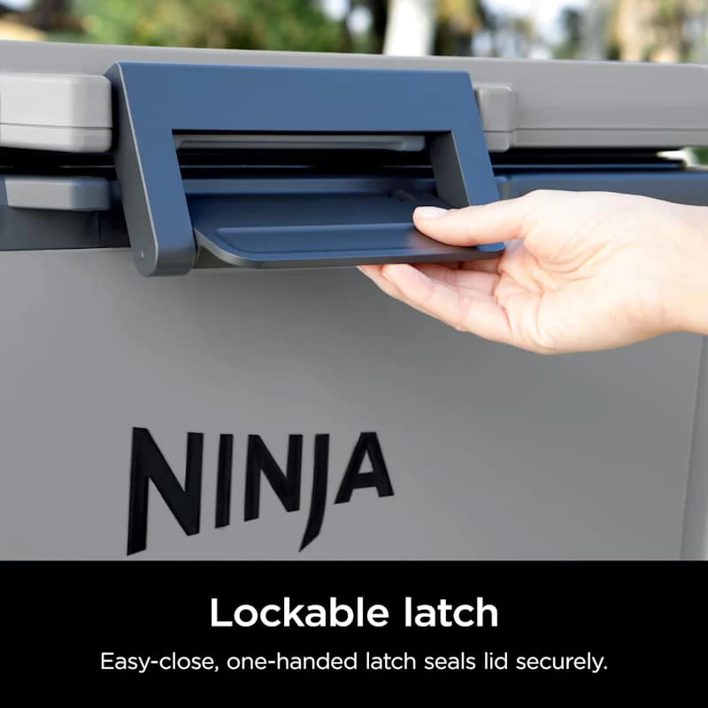 Ninja FrostVault™ 50qt Hard Cooler with Cold Dry Zone, Slate Gray - Image 7