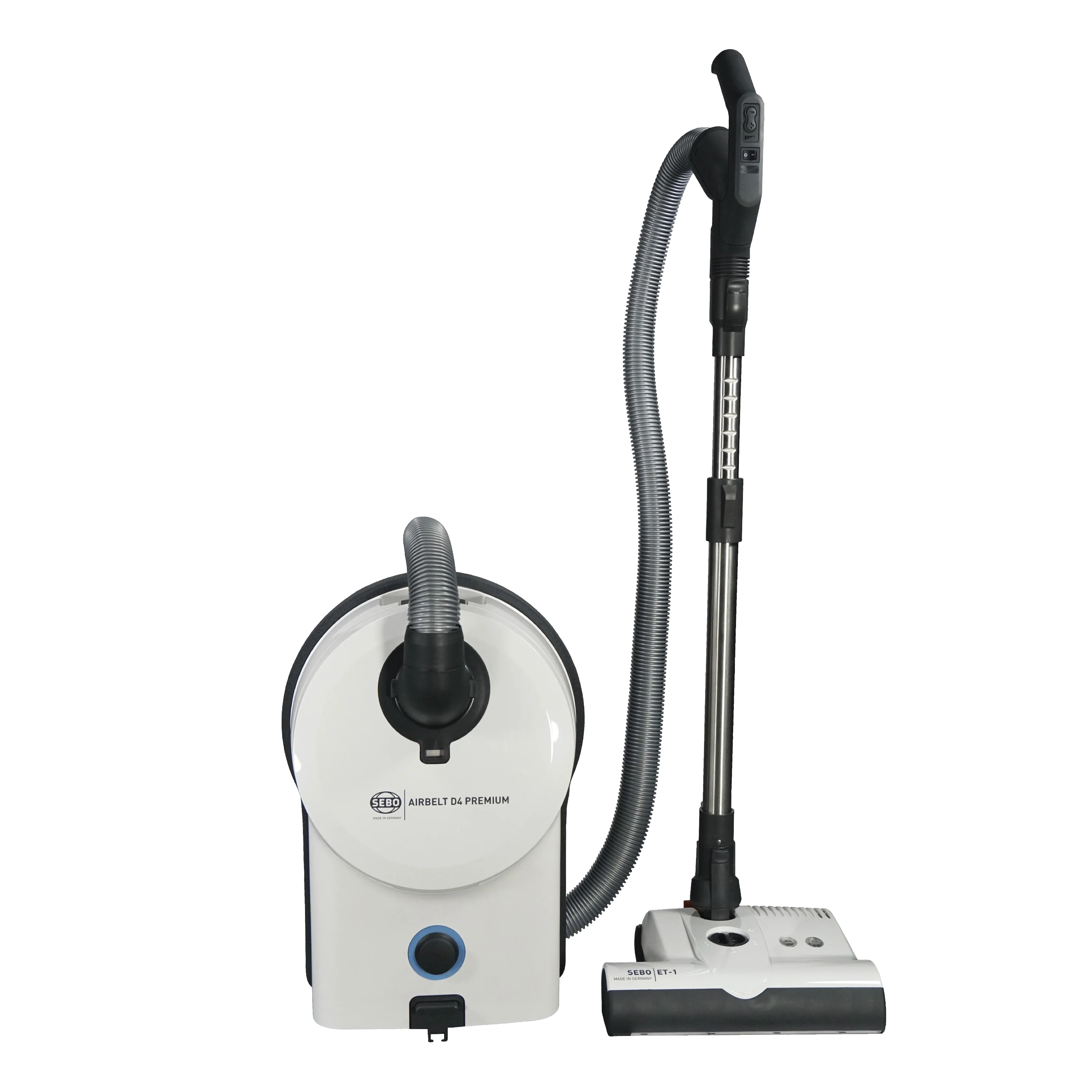 SEBO AirBelt D4 Premium with ET1 Powerbrush, White - Canister Vacuum - Image 4