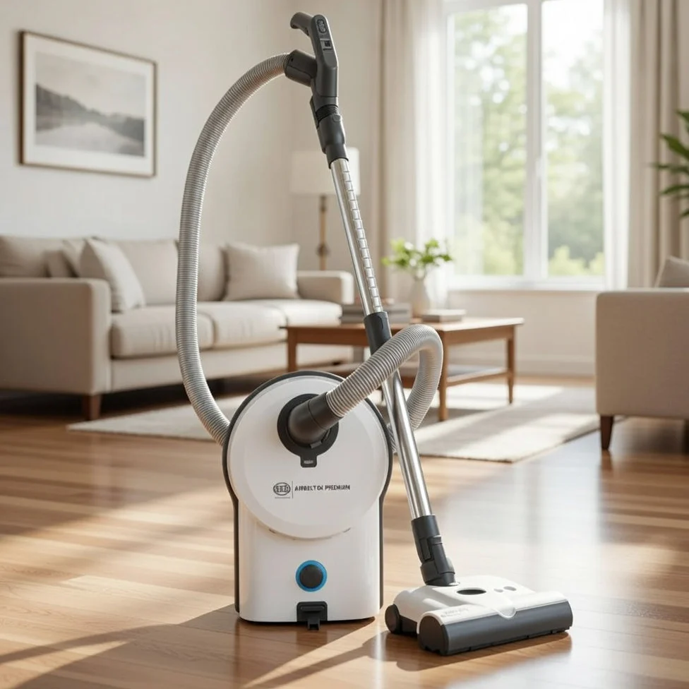 SEBO AirBelt D4 Premium with ET1 Powerbrush, White - Canister Vacuum - Image 6