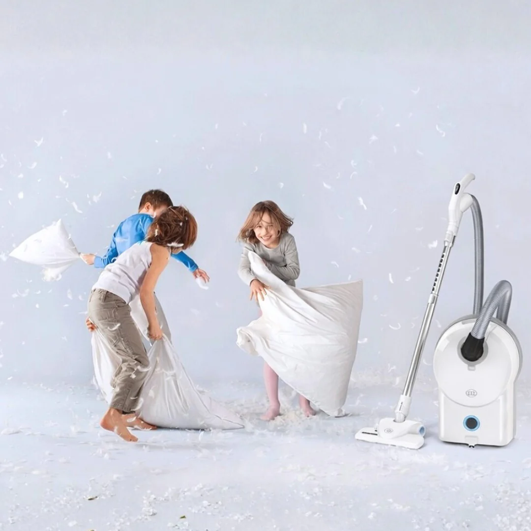 SEBO AirBelt D4 Premium with ET1 Powerbrush, White - Canister Vacuum - Image 7