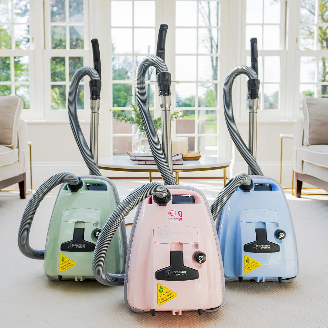 SEBO AirBelt K3 Premium, Pastel Blue - Canister Vacuum - Image 3