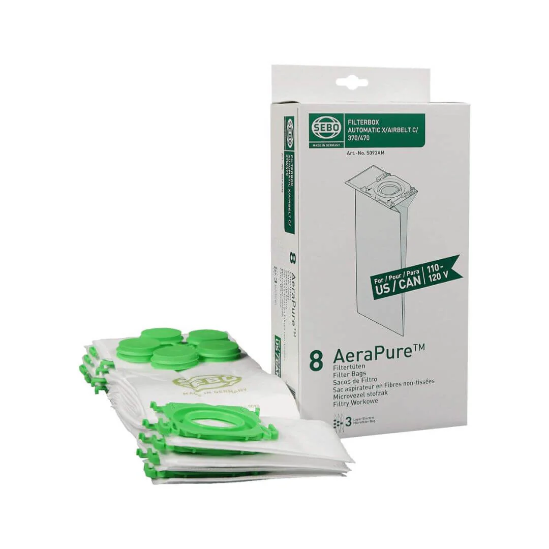SEBO Bags X/C/370 8pk