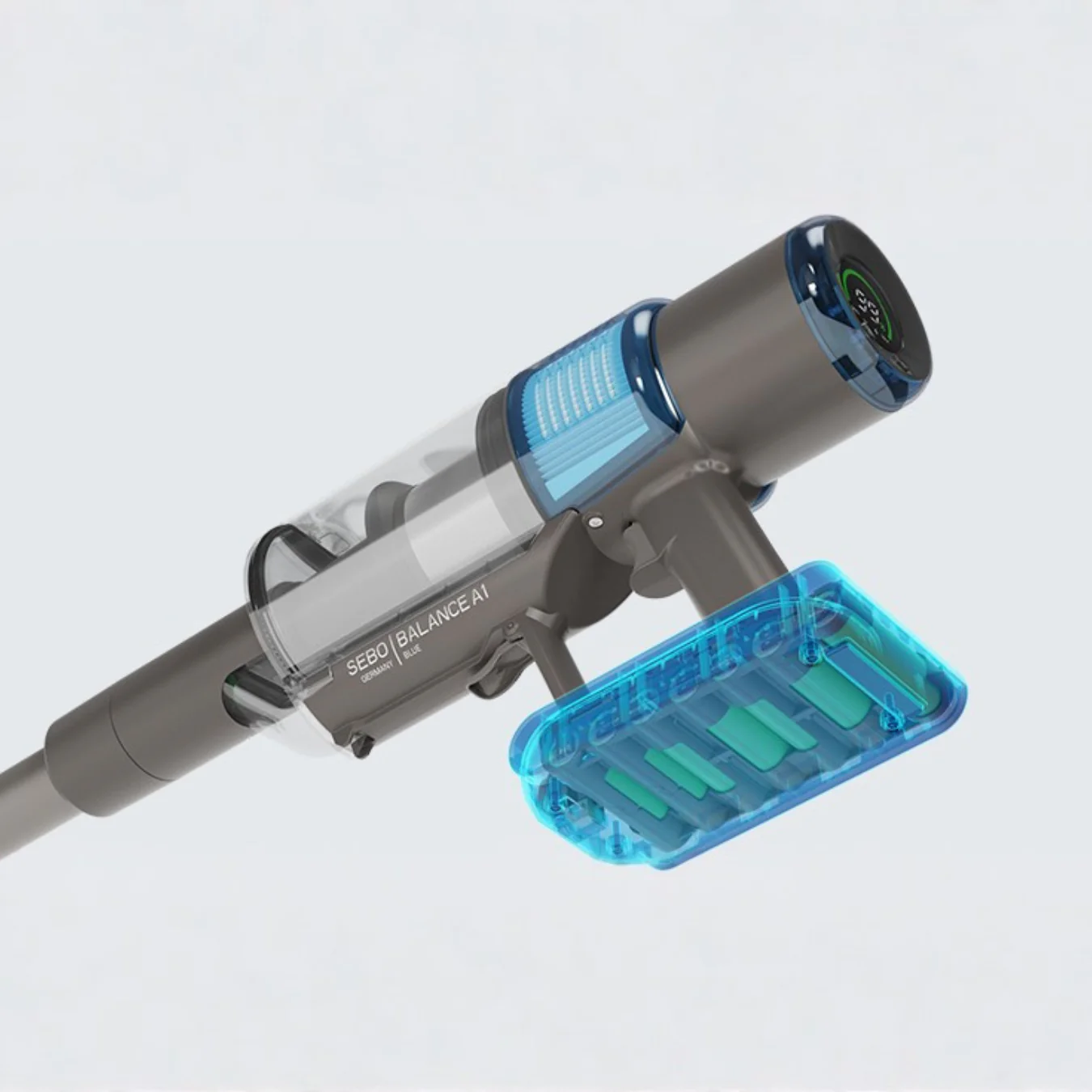 SEBO Balance A1, Blue - Stick, Cordless Vacuum - Image 6