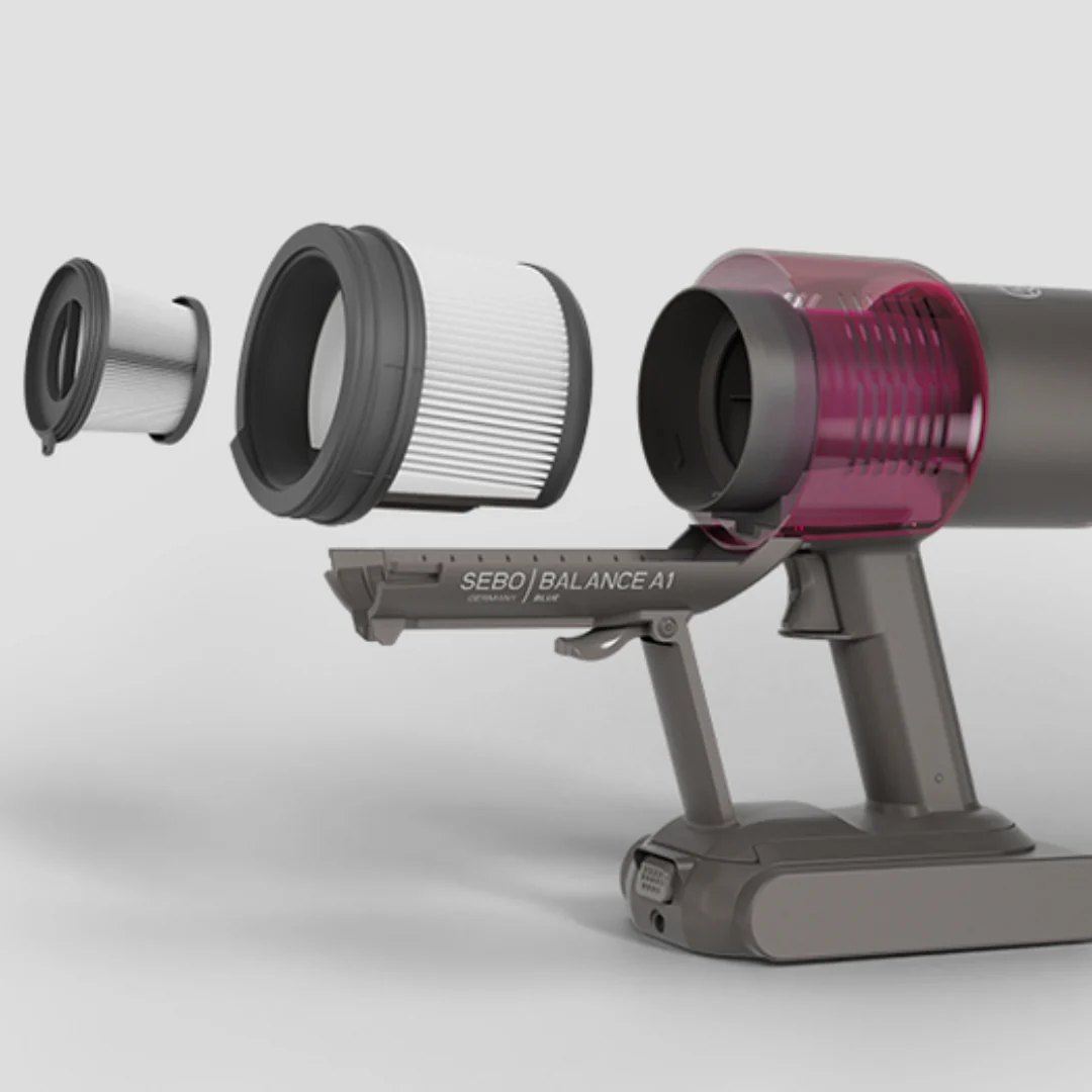 SEBO Balance A1, Magenta - Stick, Cordless Vacuum - Image 6