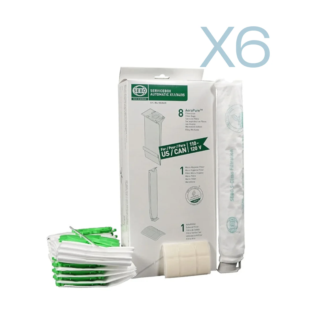SEBO Service Box X5/X5, X1/X2 (6-Piece Carton)