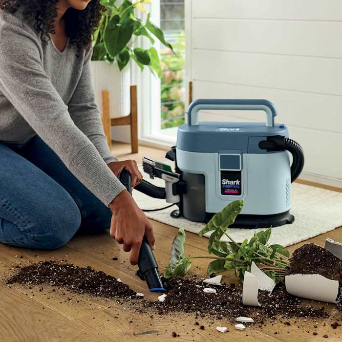 Shark® EveryMess™ Corded Portable Wet & Dry Vac and Stain Remover, Light Blue - Image 3