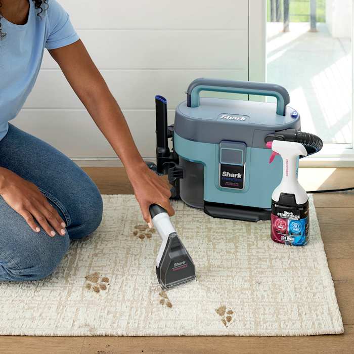 Shark® EveryMess™ Corded Portable Wet & Dry Vac and Stain Remover, Light Blue - Image 4