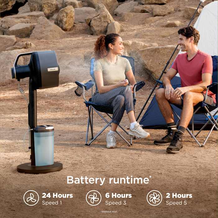 Shark FlexBreeze™ Pro Mist Indoor Outdoor Pedestal & Table Fan With Water Tank (Charcoal) - Image 6