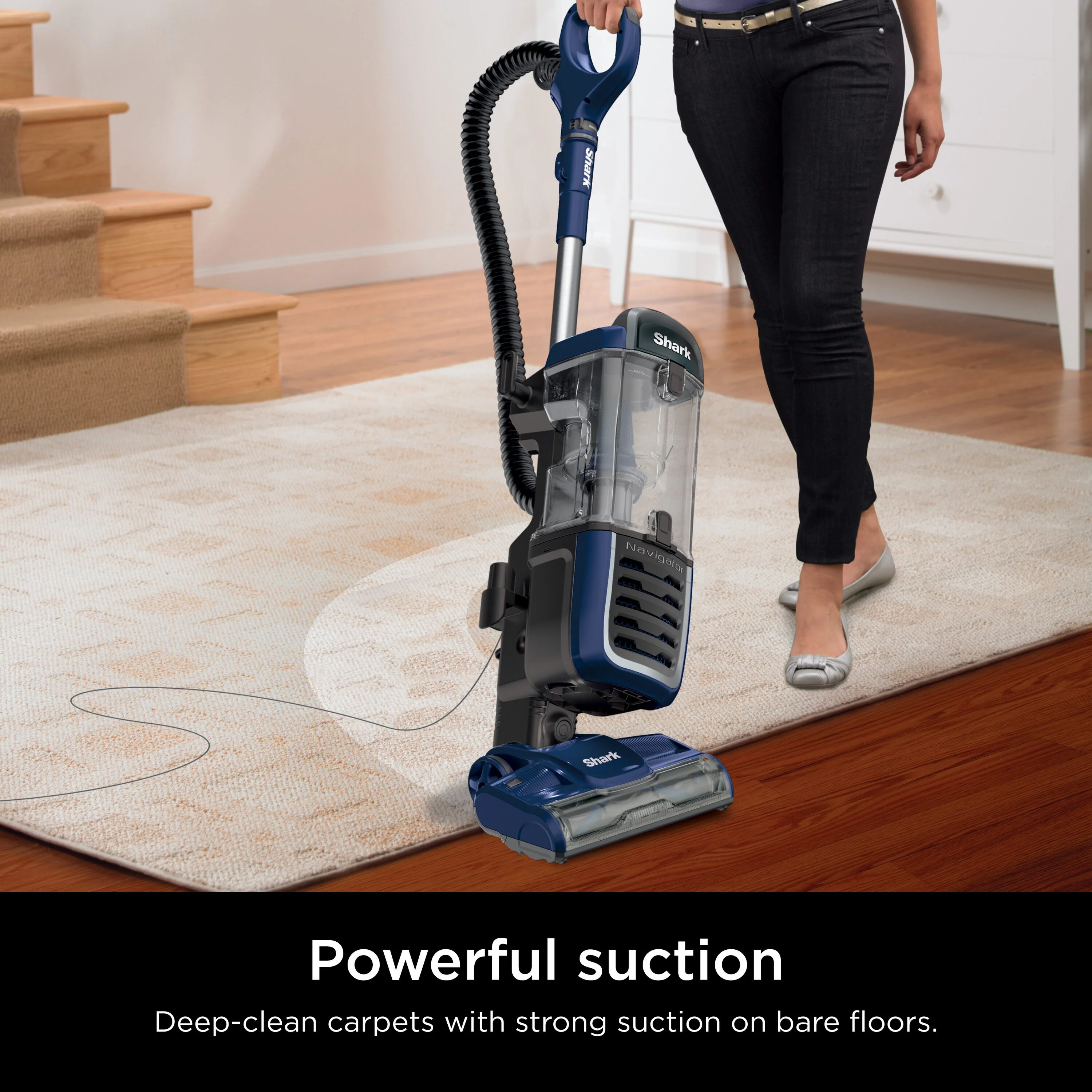 Shark Navigator Swivel Pro Complete Bagless Pet Upright Vacuum Cleaner with HEPA Filter - Image 3