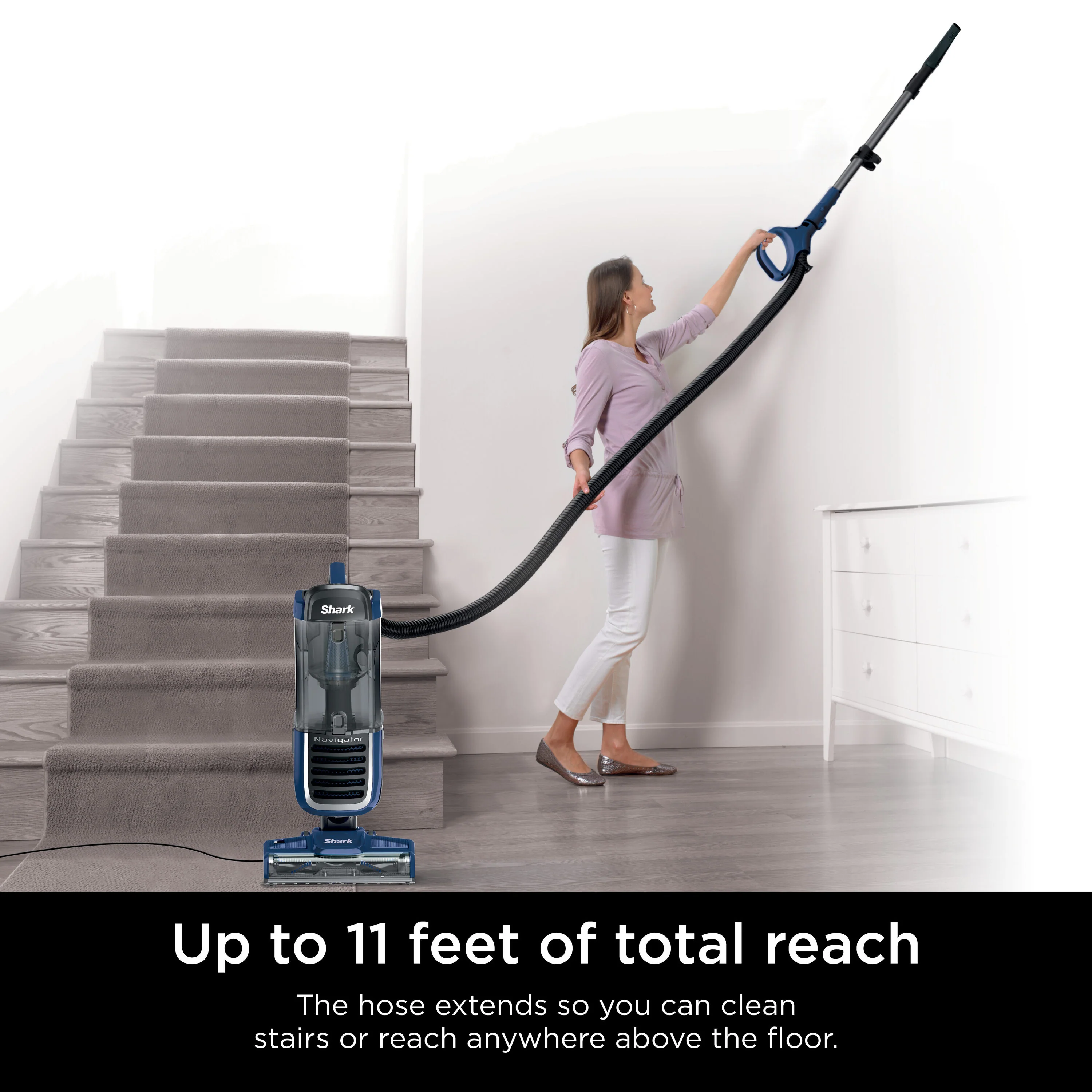 Shark Navigator Swivel Pro Complete Bagless Pet Upright Vacuum Cleaner with HEPA Filter - Image 4