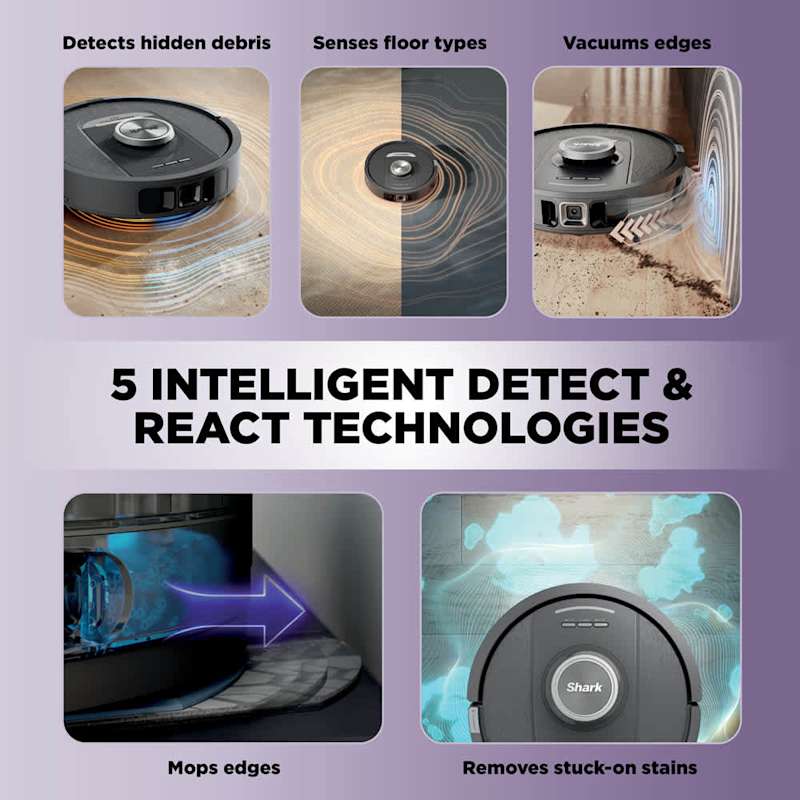 Shark PowerDetect™ 2-in-1 Robot Vacuum and Mop with NeverTouch™ Base - Image 3