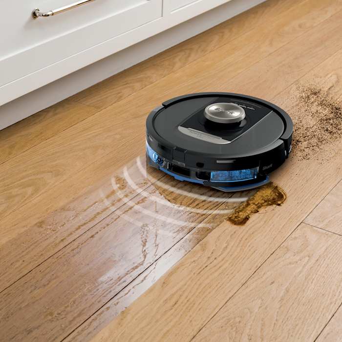Shark PowerDetect™ 2-in-1 Robot Vacuum and Mop with NeverTouch™ Pro Base (Black) - Image 5