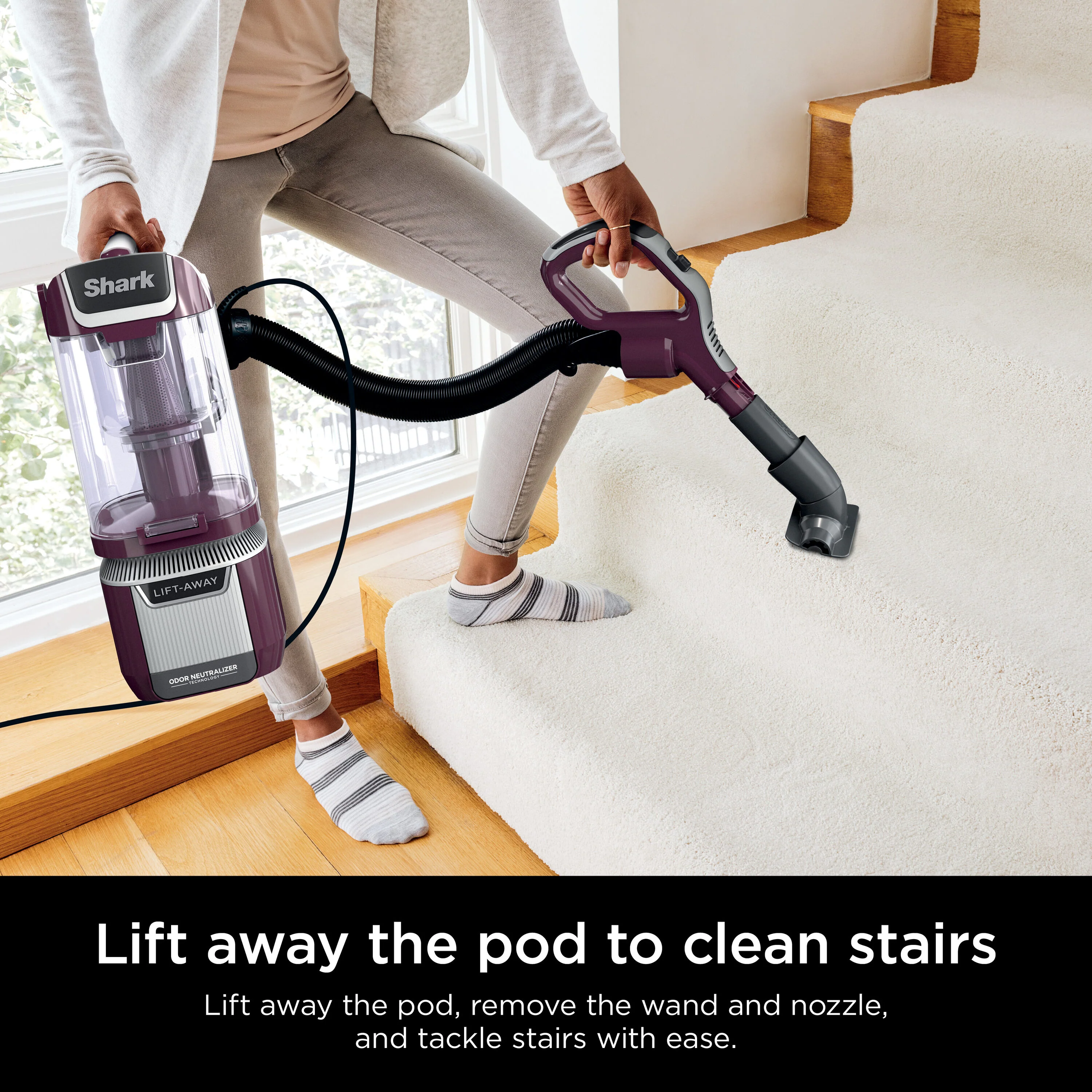 Shark Rotator Lift-Away ADV Bagless Pet Upright Vacuum Cleaner with HEPA Filter - Image 3