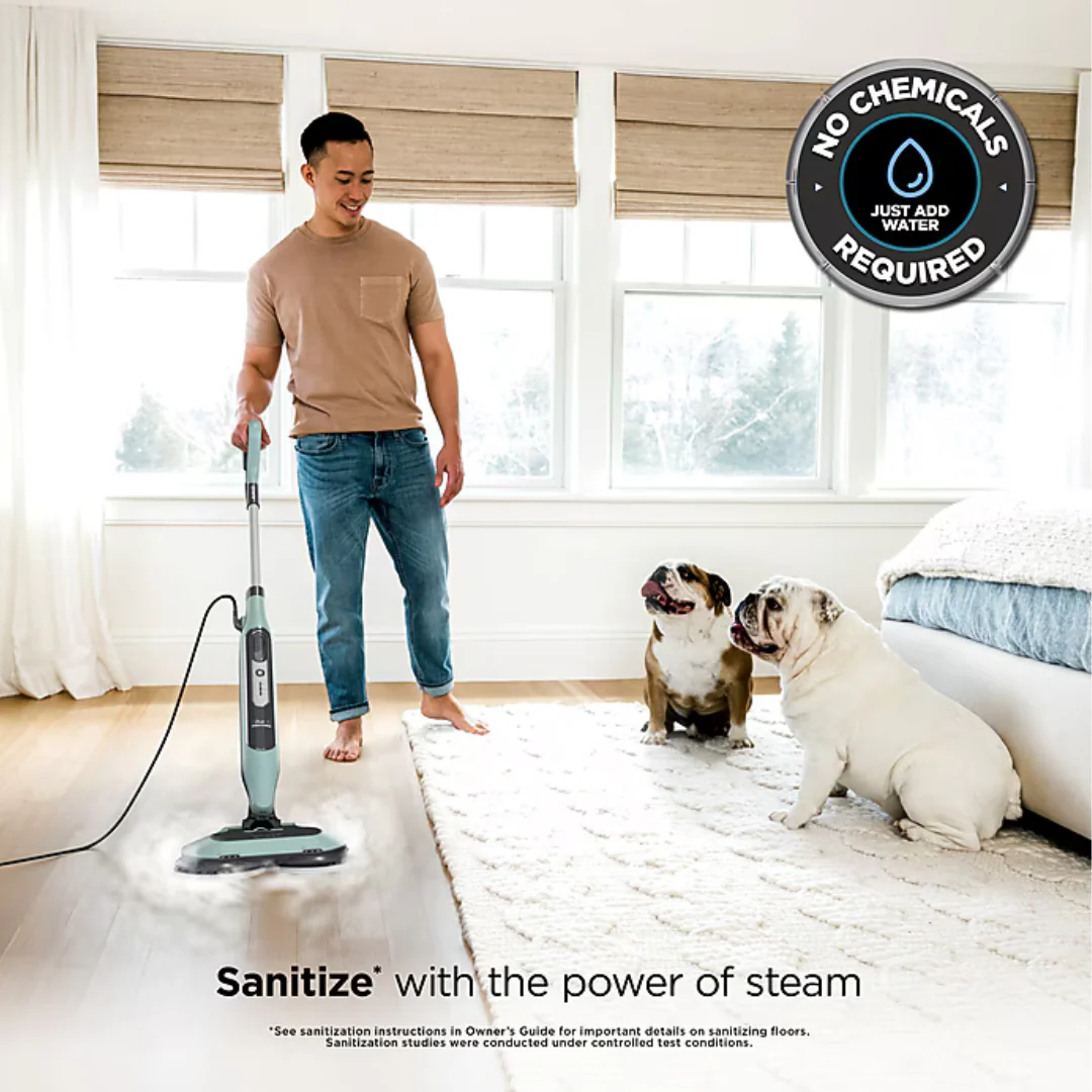 Shark Steam & Scrub Steam Mop, Teal (S8001) - Image 3