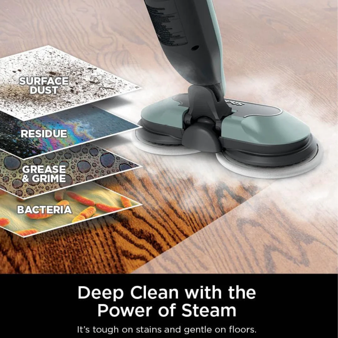 Shark Steam & Scrub Steam Mop, Teal (S8001) - Image 5
